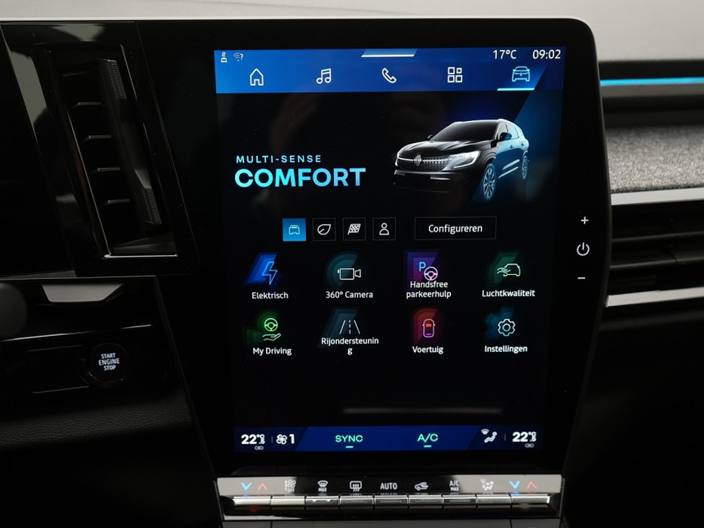 Renault Espace Techno E-Tech Hybrid 7 Pers | Glazendak | Navi & Carplay | Adaptief Cruise | 360 Camera |